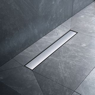 Душевой лоток AM.PM MasterFlow 50 W01SC-U11-050-04SB с решеткой Хром матовый / под плитку Tile